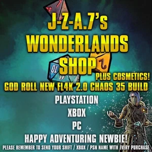 PS/XBOX/PC Tiny Tina's Wonderlands NEU FL4k 2.0 BUILD AUFSTEIGENDER GOTT NICKTEW - Bild 1 von 9