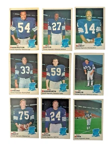 Lote de 9 tarjetas de fútbol americano 1970 O-Pee-Chee CFL Toronto Argos equipo argonautas OPC DE COLECCIÓN EN MUY BUEN ESTADO - Imagen 1 de 20