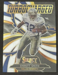 2020 Panini Select #T9 Emmitt Smith Turbocharged Dallas Cowboys - Bild 1 von 2