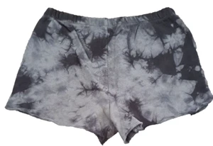 Girls Grey Tie Dyed Fleece Shorts Size Large 10/12 - Picture 1 of 3