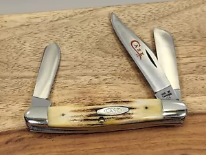 1978 CASE XX (#5347 HP SSP) 3 BLD/GORGEOUS STAG "STOCKMAN" POCKET KNIFE- MINTY - Picture 1 of 7