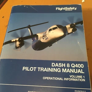 De Havilland Canada Dash 8, Q400 Pilot Training Manual, Vol. 1 Operational Info. - Picture 1 of 12