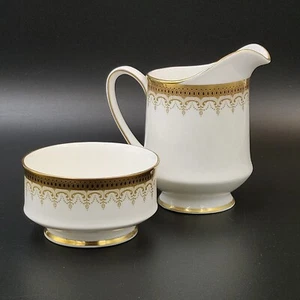 Vintage Athena Pattern Royal Albert Paragon Creamer & Open Sugar Set  - Picture 1 of 13