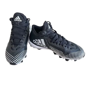 ADIDAS Freak MD J 20 Black White Football Cleat Shoes Youth Unisex Sz 5 - Picture 1 of 6