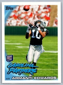 2010 TOPPS FOOTBALL 315 ARMANTI EDWARDS PANTHERS  RC - Picture 1 of 2