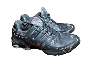 Nike Shox NZ 378341-017 Black / Varsity Red White Size 13 RARE *Laces Replaced* - Picture 1 of 13