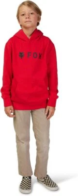 Sudadera con capucha Fox Racing Youth Absolute Pullover (rojo llama) - 31800-122-x Foto 1 de 4