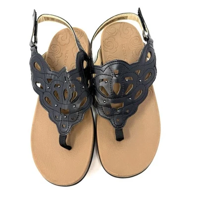 Sandalias Rockport Ridge para mujer negras con tira trasera talla 7,5 nuevas Foto 1 de 4