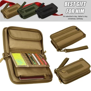 Cartera táctica para hombres Portatarjetas de identificación Bolsa Militar Tarjetas de crédito Organizador Paquete - Imagen 1 de 17