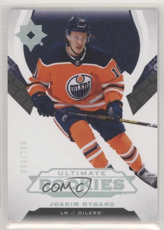 2019 Upper Deck Ultimate Collection Rookies /299 Tier 1 Joakim Nygard Rookie RC - Image 1 of 2