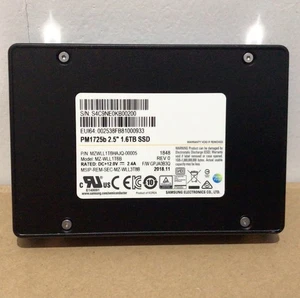 SAMSUNG PM1725b 1.6TB 2.5" NVMe PCIe U.2 MZ-WLL1T6B MZWLL1T6HAJQ-00005 SSD New - Picture 1 of 2