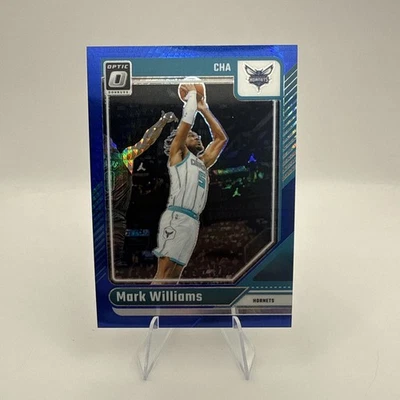 2023-24 Donruss Optic Basketball Mark Williams Blue Velocity Prizm /175 Hornets - Image 1 of 2