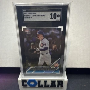 Pete Crow - Armstrong Rookie 15/49 SGC 10 (Pop 1) 2024 Topps Now #118 RC - Bild 1 von 2