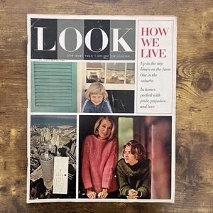 Look Magazine: Norman Rockwell Art - Ruby Bridges January 14, 1964 HOW WE LIVE - Picture 1 of 11