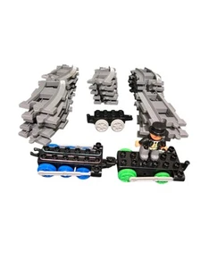 3 LEGO Duplo Train Steam Engine Chassis rail road track Thomas Train Figure - Picture 1 of 5