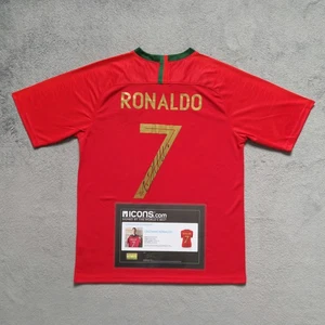 Cristiano Ronaldo Portugal 2018 World Cup Trikot signiert Autogramm Icons COA - Bild 1 von 7