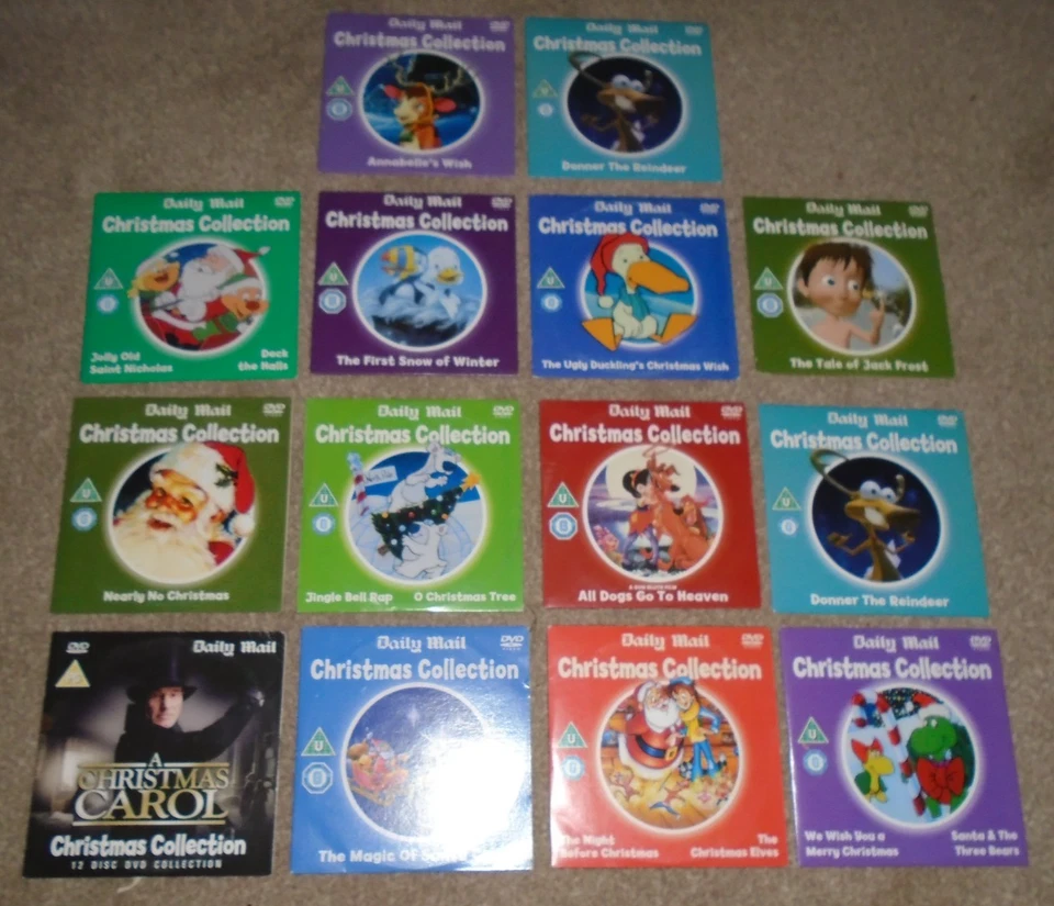 CHRISTMAS COLLECTION FILM PROMO DVDS - COMBINED SHIPPING ALWAYS AVAILABLE! - Image 1 of 2