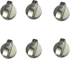 6 Pezzi Manopole Piano Cottura, 6Mm Pomello Fornello Gas Manopole Forno Universa - Foto 1 di 12