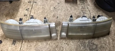 Ford Taurus SHO 1992 1993 1994 1995 Headlight Pair With SHO Fishtanks OEM Ford - Image 1 of 4