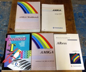 5 Commodore-Bücher: Amiga Appetizer, Amiga DOS, Amiga Workbench, ARexx, Einführu - Bild 1 von 4