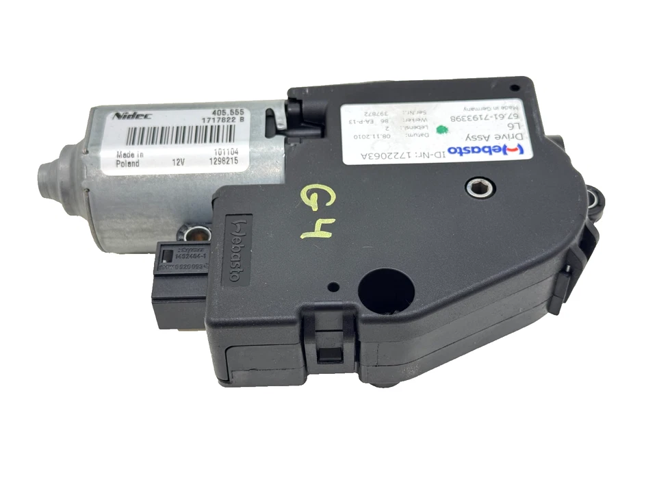 BMW 528i 535i 550i M5 F10 2011-2016 OEM techo corredizo motor techo corredizo unidad de transmisión OEM Foto 1 de 4