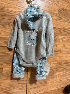 Harry & Violet Jungen "let it snow" Wendeoutfit Größe 18 Monate t79 - Bild 1 von 5