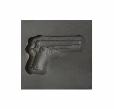 Small Gun 3D Graphite Ingot Mold Silver Gold Copper Aluminum Tin Metal Casting - Image 1 of 2