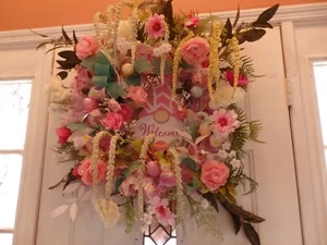 Hand Crafted XL Easter Wreath One of a Kind - Picture 1 of 4