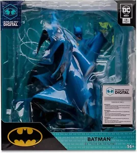 Estatua DC Direct 12" posada escala 1/8 de Batman capa azul de Todd McFarlane digital - Imagen 1 de 2