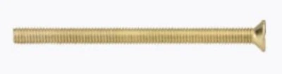KNIGHTSBRIDGE M3.5 x 50mm BRASS FLAT-HEAD countersunk electrical socket screw C-SCREW50B