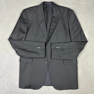BONOBOS Negro Lana Loro Piana Edición Limitada Blazer Abrigo Deportivo Chaqueta 42R Foto 1 de 4