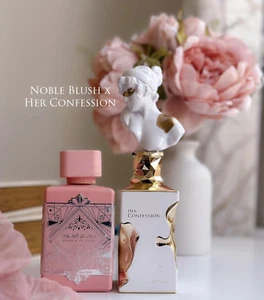 Noble Blush & Her Confession Bade’e Al Oud Parfum von Lataffa Neu 3,4 EDP Neu in OVP ❤️ - Bild 1 von 12