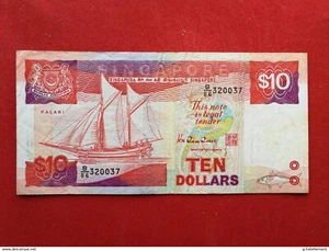 Singapore - 10 Dollars 1988 Pick 20 - ttb / vf ! - Imagen 1 de 2
