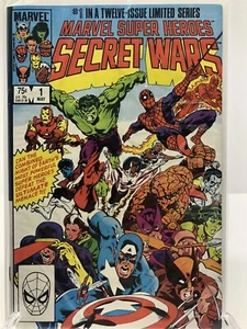 MARVEL SUPER HEROES SECRET WARS #1 WHITE PAGES 1st Beyonder 1984 - Picture 1 of 11