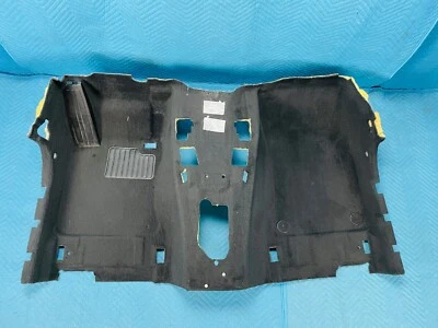 BMW 645Ci 650i Front Floor Carpet w/Footrest Black: LCSW 2004-2010 OEM - Image 1 of 4