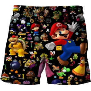 3D Super Marios Children'S Shorts Summer New Quick Dry Beach Swimming Shorts Boy - Picture 1 of 12