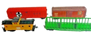 Lote de cuatro material rodante a escala HO incluyendo Burlington Northern Car # BN 50855 - Imagen 1 de 12