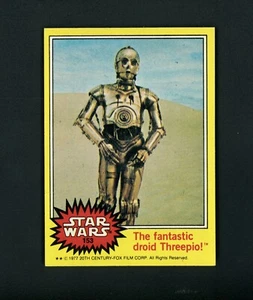 The fanstastic droid Threepio! 1977 Topps Star Wars #153 NM-MT - Picture 1 of 2
