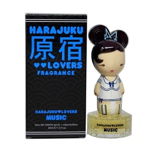 HARAJUKU LOVERS FRAGRANCE MUSIC EAU DE TOILETTE SPRAY 30 ML/1 FL.OZ. NIB - Picture 1 of 1