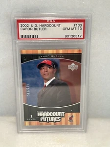 Caron Butler 2002 UD Hardcort #133 - PSA 10 - Picture 1 of 2
