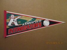 Carolina League Kannapolis Intimidators Vintgae Defunct 2001 Team Logo Pennant