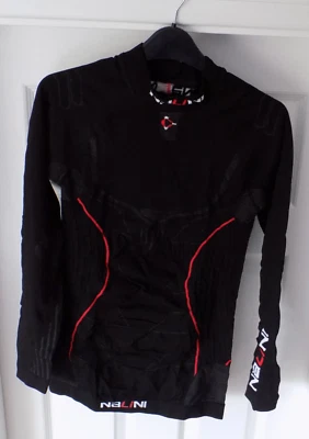 Nalini Men's Istinto Cycling Compression Base Layer - Black/Red/White-Size S-M - Image 1 of 4