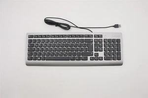 Lenovo IdeaCentre A540-27ICB USB Wired Keyboard German Silver 5D50U84390 - Picture 1 of 2