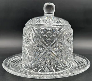 Cúpula de postre de cristal Waterford Society con plato colección Samuel Miller 2000 - Imagen 1 de 17