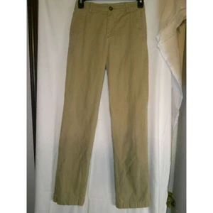 Lands' End Classic Khaki Chinos Casual Straight Leg Pants 14S - Picture 1 of 3