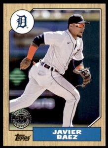 2022 Update 1987 Topps Baseball #87TBU-19 Javier Baez - Detroit Tigers MINT - Bild 1 von 2
