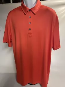 Mens Size XL Chase 54 Four Button Red Short Sleeve Golf Polo Shirt - Picture 1 of 12