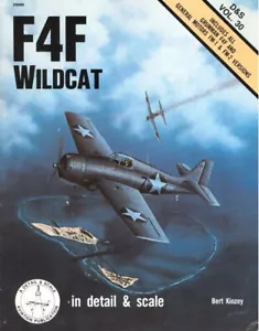 DETAIL & SCALE 30 F4F WILDCAT WW2 GRUMMAN USN VF USMC VMF ROYAL NAVY FAA MARTLET - Picture 1 of 4