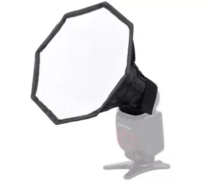 Softbox Oktagon Diffusor 20cm faltbar für Systemblitz - Bild 1 von 4