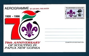 PAPUA E NUOVA GUINEA - 1996 - Aerogramma - 70° anniversario scoutismo. 50t - Imagen 1 de 1